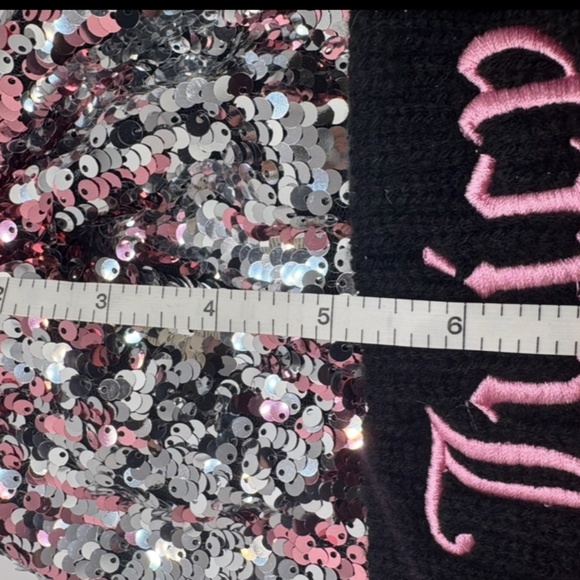 Juicy Couture kids sequin beanie, one size - Picture 7 of 10
